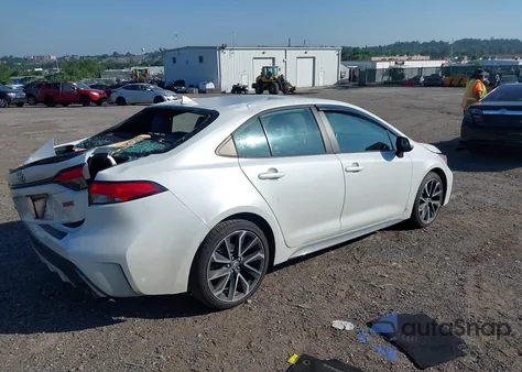 2022 Toyota Corolla Xse z USA, uszkodzony, nr VIN 5YFT4MCE9NP129156